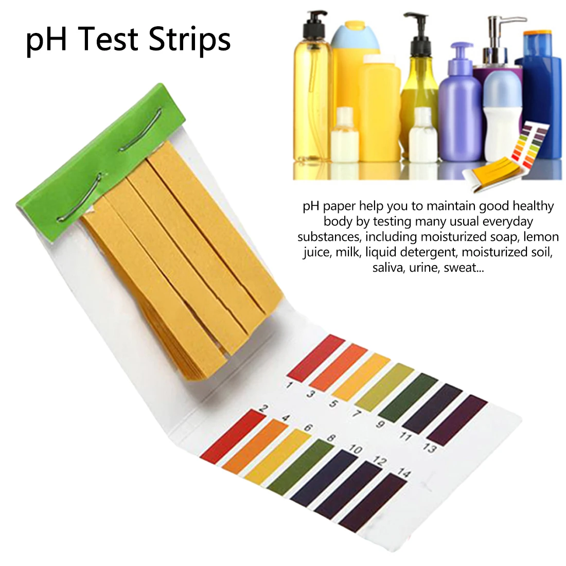 1-14 Test Paper Litmus Test 80 Strips PH Test Strip Aquarium Pond Water Testing PH Litmus Paper Full Range Alkaline Acid
1-14 Test Paper Litmus Test 80 Strips PH Test Strip Aquarium Pond Water Testing PH Litmus Paper Full Range Alkaline Acid