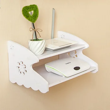 DIY Carved wooden wall shelf HDF STB Remote Control holder TV Set-top routers storage rack organizer home decor
DIY Carved wooden wall shelf HDF STB Remote Control holder TV Set-top routers storage rack organizer home decor