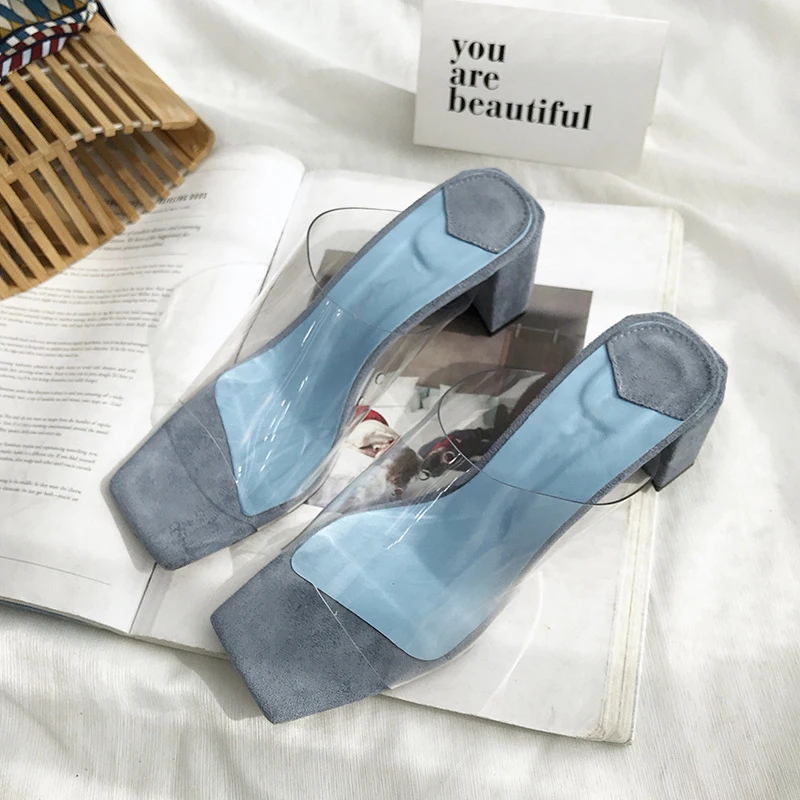 MONMOIRA Vintage Square Toe Slipper Sandals Women Slip on Transparent PVC Sandals Women Solid High Heel Sandals Women SWC0424
MONMOIRA Vintage Square Toe Slipper Sandals Women Slip on Transparent PVC Sandals Women Solid High Heel Sandals Women SWC0424