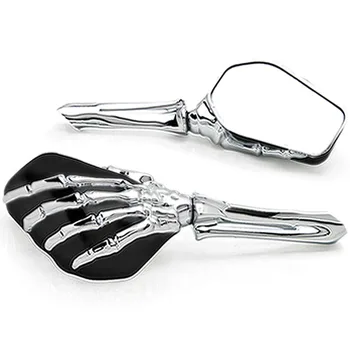 Black/Chrome Custom Motorcycle Skeleton Bone Mirrors For Suzuki Boulevard S40 S50 S83
Black/Chrome Custom Motorcycle Skeleton Bone Mirrors For Suzuki Boulevard S40 S50 S83