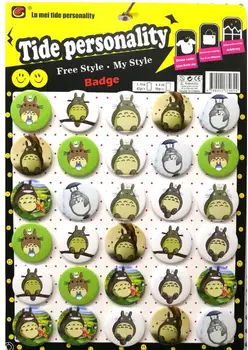 New 30pcs/lot Japanese anime cute My neighbor totoro mix Round Brooch Button Pin 4.4 cm DIY Clothing decoration party kids Gifts
New 30pcs/lot Japanese anime cute My neighbor totoro mix Round Brooch Button Pin 4.4 cm DIY Clothing decoration party kids Gifts