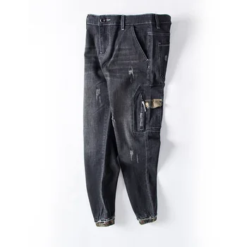 Spring Autumn New Style Men's Casual Loose Pure Color Nine-point Jeans Comfortable Male Elastic Trousers Plus Size 4XL 5XL 6XL
Spring Autumn New Style Men's Casual Loose Pure Color Nine-point Jeans Comfortable Male Elastic Trousers Plus Size 4XL 5XL 6XL