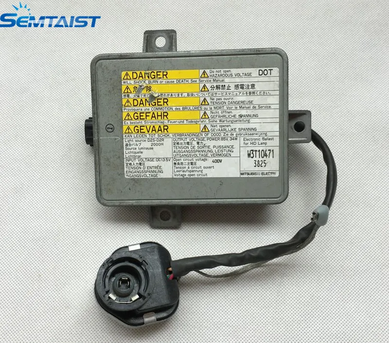 SEMTAIST OEM ballast D2S D2R ballast W3T10471 with igniter Head Light HID xenon D2S (used) free shipping post
SEMTAIST OEM ballast D2S D2R ballast W3T10471 with igniter Head Light HID xenon D2S (used) free shipping post