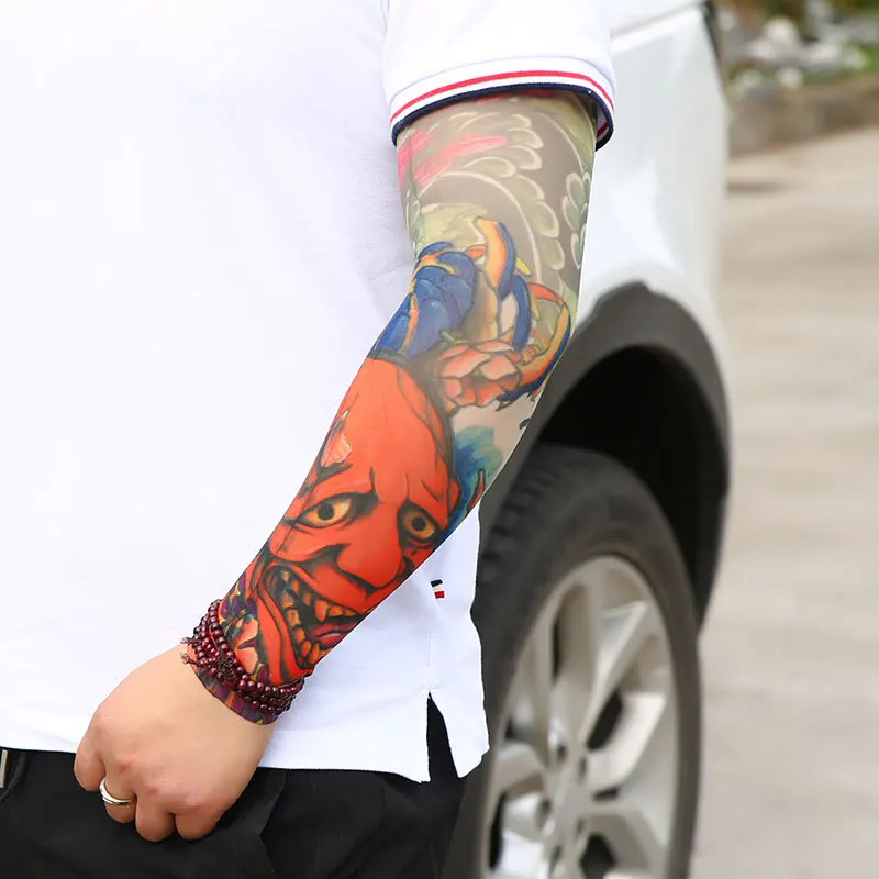 3D Printed Summer Man Trendy Fake Tattoo Elastic UV Protection Cool Ghost Arm Warmers Sun-proof Unisex Tattoo Sleeve
3D Printed Summer Man Trendy Fake Tattoo Elastic UV Protection Cool Ghost Arm Warmers Sun-proof Unisex Tattoo Sleeve