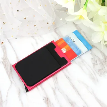 Automatic Silde Aluminum ID Cash Card Holder Sticker Men RFID Blocking Wallet Card Bag Protector Pocket Metal Bank Card Case Box
Automatic Silde Aluminum ID Cash Card Holder Sticker Men RFID Blocking Wallet Card Bag Protector Pocket Metal Bank Card Case Box