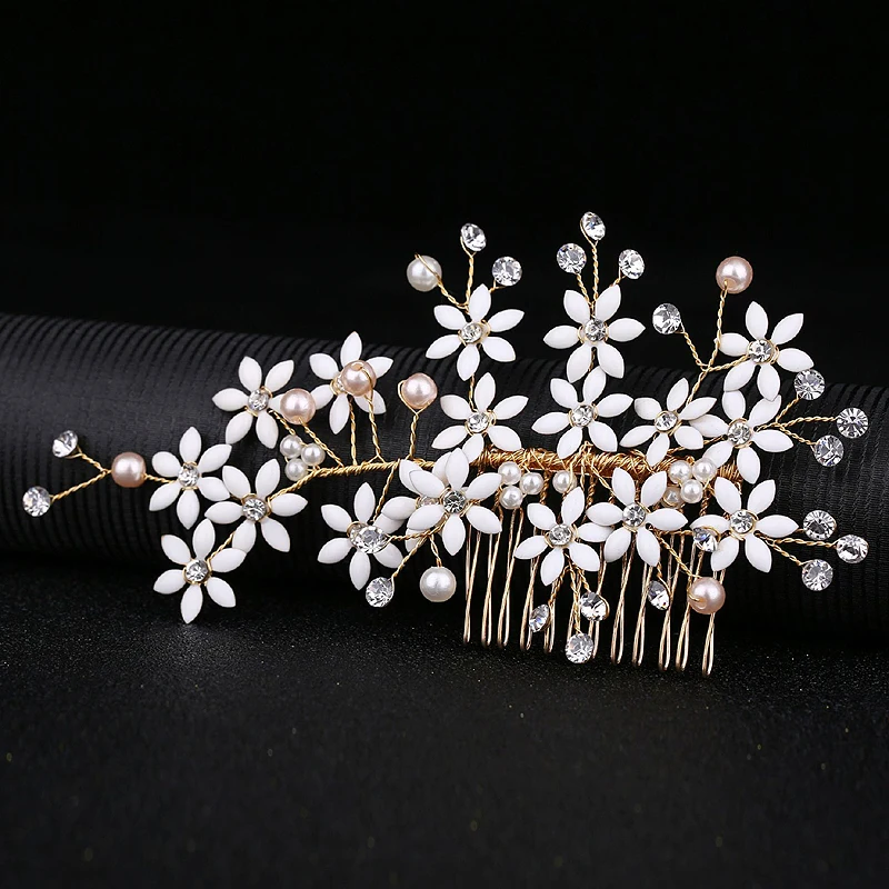 gold pageant crystal bridal hair comb headpiece pink pearl Hair Vine piece for women wedding accessories bride jewelry
gold pageant crystal bridal hair comb headpiece pink pearl Hair Vine piece for women wedding accessories bride jewelry