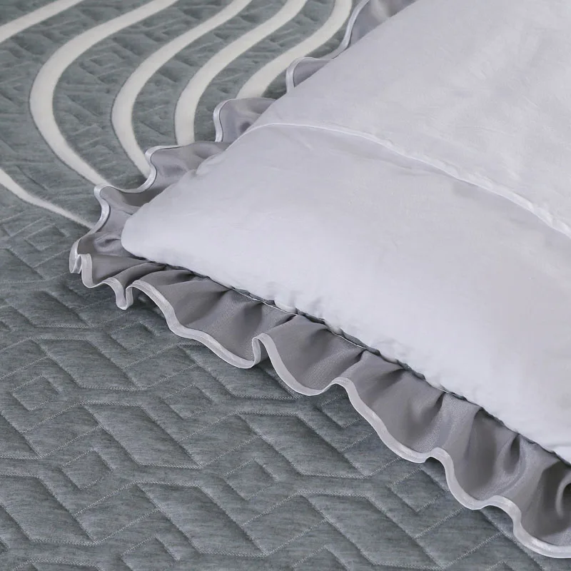 Waliicorners Luxury Knitted Cotton 3 Pieces Bedspread Comforter Set King Queen Size Bed Cover Set Mattress Topper Blanket With Pillowcases 58