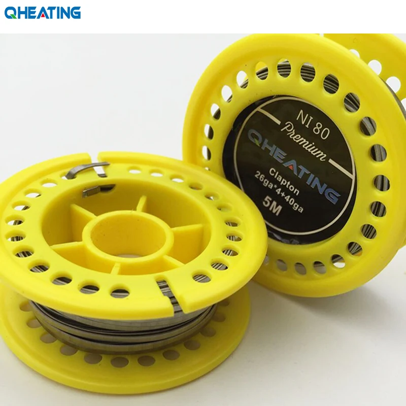 Qheating Ni80 clapton wire 26ga*4+40ga high density 5M/ROll for Electronic Cigarette RDA heat fasting and lasting free shipping
Qheating Ni80 clapton wire 26ga*4+40ga high density 5M/ROll for Electronic Cigarette RDA heat fasting and lasting free shipping