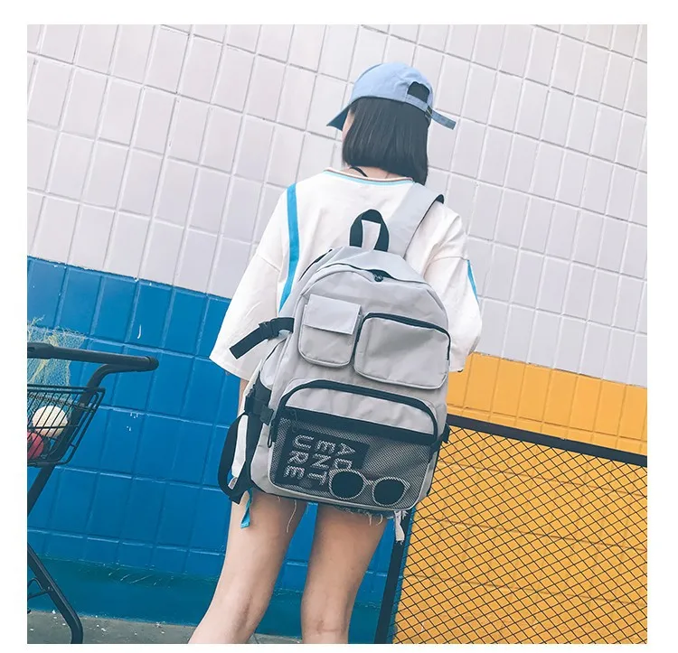 JIULIN2019 Korean version of the new fashion, small, fresh, fashionable, multi-functional and large-capacity shoulder Backpack
JIULIN2019 Korean version of the new fashion, small, fresh, fashionable, multi-functional and large-capacity shoulder Backpack