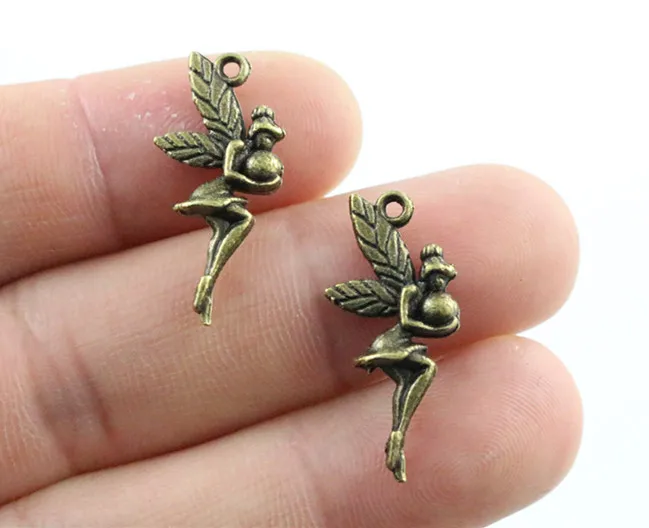 26x12mm 20pcs Antique Bronze Plated Angel Girl With Wings Handmade Charms Pendant:DIY for bracelet necklace-P2-12
26x12mm 20pcs Antique Bronze Plated Angel Girl With Wings Handmade Charms Pendant:DIY for bracelet necklace-P2-12