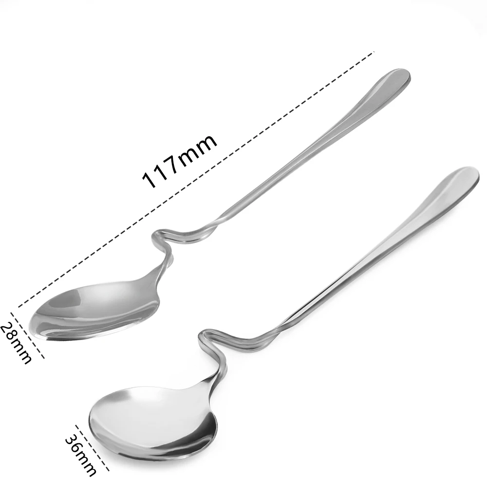 1/2PCS New Useful Creative Special Flatware Gift Modelling Tea Coffee Spoons Stainless Steel Bendable Long Handle Spoons
1/2PCS New Useful Creative Special Flatware Gift Modelling Tea Coffee Spoons Stainless Steel Bendable Long Handle Spoons