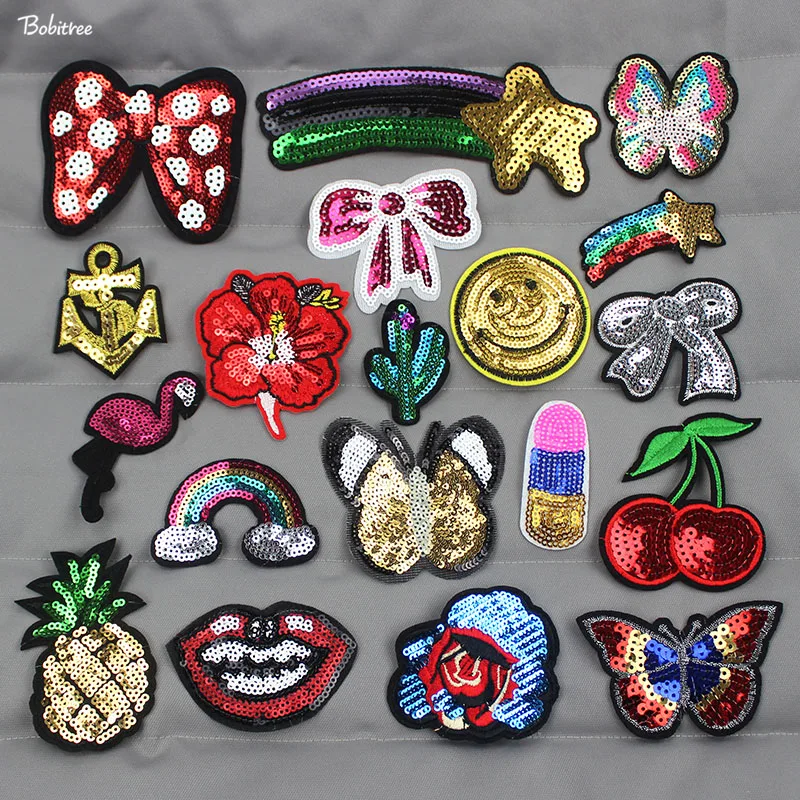 Lips Eye Rainbow Embroidery Sequin Patch iron on for Clothes Girl's Applique Sticker for Jacket Jeans DIY Decoration
Lips Eye Rainbow Embroidery Sequin Patch iron on for Clothes Girl's Applique Sticker for Jacket Jeans DIY Decoration