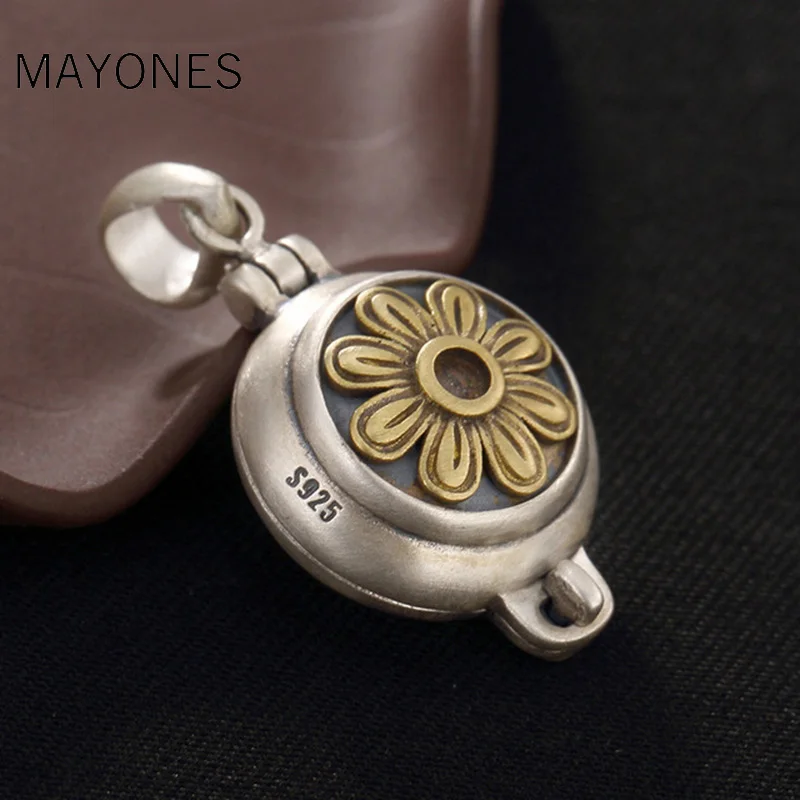 100% Real 925 Sterling Silver Sun Flower Locket Pendant Vintage Openable Shurangama Mantra Pendants For Women 2019 New Arrivals
100% Real 925 Sterling Silver Sun Flower Locket Pendant Vintage Openable Shurangama Mantra Pendants For Women 2019 New Arrivals