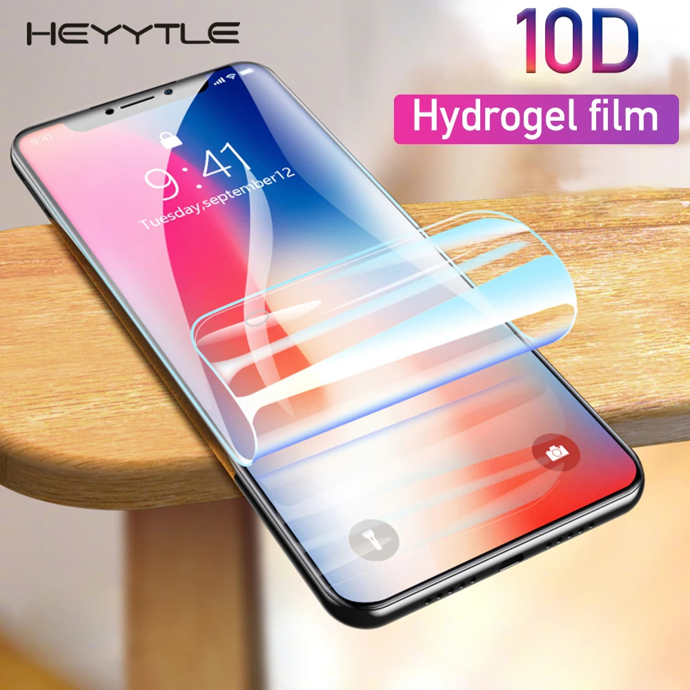 10D Soft Hydrogel Protective Film For iphone 8 7 Plus X XS MAX XR Full Cover Screen Protector For iphone 6 6S Plus 10 Front Film
10D Soft Hydrogel Protective Film For iphone 8 7 Plus X XS MAX XR Full Cover Screen Protector For iphone 6 6S Plus 10 Front Film