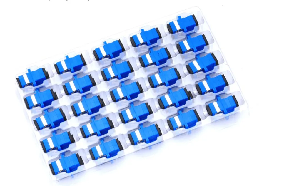 500pcs Telecom Grade SC/APC Optical Fiber Connector Adapter Coupler Flange Free shipping
500pcs Telecom Grade SC/APC Optical Fiber Connector Adapter Coupler Flange Free shipping