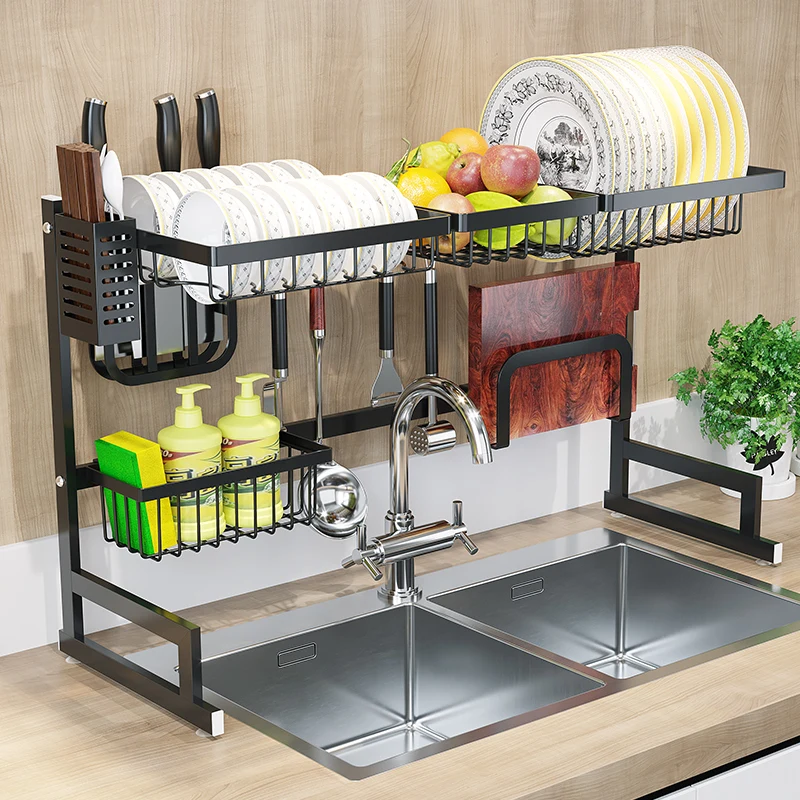 Kitchen Stainless Steel Sink Rack Dish Knife Rack Drain Household Kitchen Storage Rack Tableware Filter Water Rack
Kitchen Stainless Steel Sink Rack Dish Knife Rack Drain Household Kitchen Storage Rack Tableware Filter Water Rack