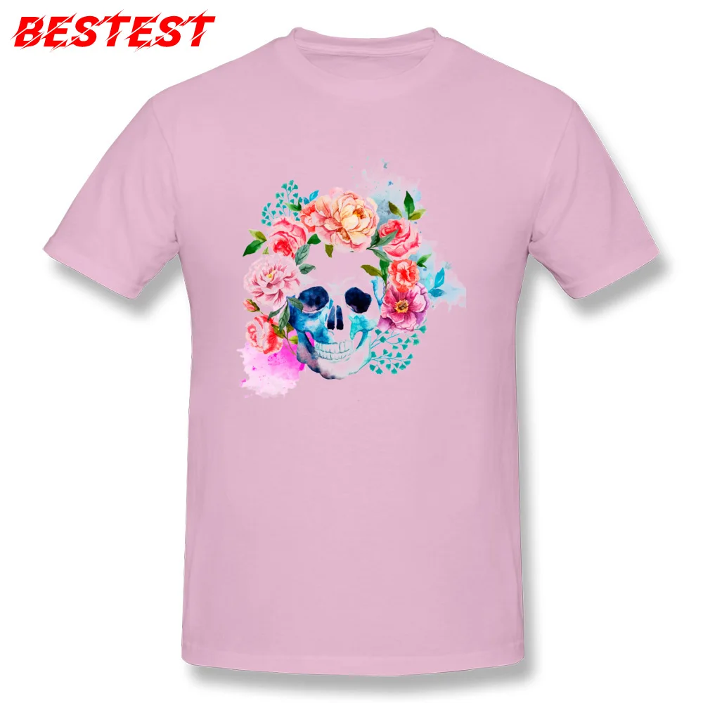 2018918Y80 100% Cotton Tops T Shirt for Men Design Tshirts Casual Hot Sale Round Neck Clothing Shirt Short Sleeve 2018918Y80 pink