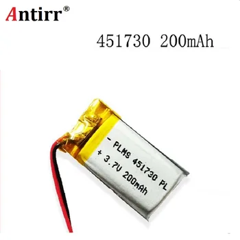 451730 3.7V 200mAh Polymer Li-ion Battery For bluetooth headset Bracelet Wrist Watch pen PSP PDA MP3/MP4/Game Player
451730 3.7V 200mAh Polymer Li-ion Battery For bluetooth headset Bracelet Wrist Watch pen PSP PDA MP3/MP4/Game Player