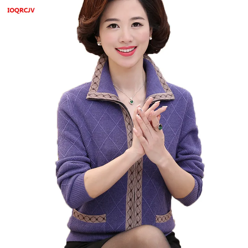 High Quality Cashmere Cardigan Sweater Middle-aged Women's Autumn Winter Thick Knit Sweater Cardigan Jacket Plus Size 4XL W941
High Quality Cashmere Cardigan Sweater Middle-aged Women's Autumn Winter Thick Knit Sweater Cardigan Jacket Plus Size 4XL W941