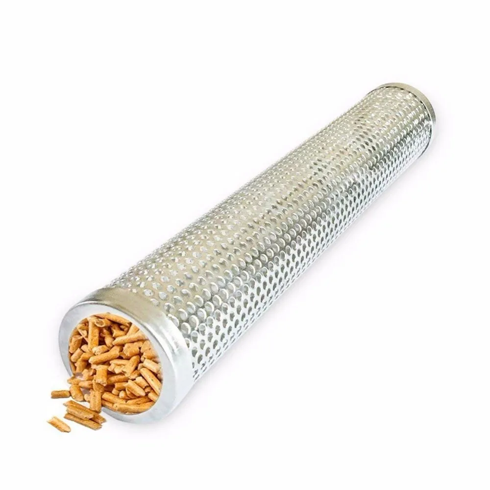 Realand Premium 6/12 inches BBQ Wood Pellet Smoker Tube Stainless Steel Smoke Generator Mesh Pipe for Grill Hot or Cold Smoking
Realand Premium 6/12 inches BBQ Wood Pellet Smoker Tube Stainless Steel Smoke Generator Mesh Pipe for Grill Hot or Cold Smoking