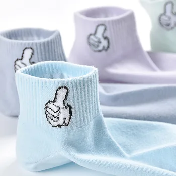 Spring and summer fresh lady gesture boat socks cotton breathable cotton not fade socks
Spring and summer fresh lady gesture boat socks cotton breathable cotton not fade socks