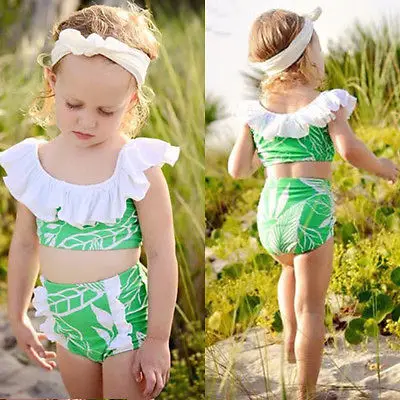 2PC!! Baby Toddler Girls Floral Swimwear Bikini Kids Tankini Set Lotus Leaf Swimsuit Bathing Princess Swimming Costume 2-6Y
2PC!! Baby Toddler Girls Floral Swimwear Bikini Kids Tankini Set Lotus Leaf Swimsuit Bathing Princess Swimming Costume 2-6Y