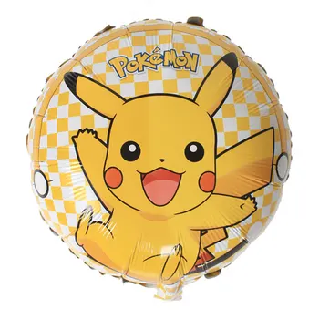 50PC 18 inch round Lovely Pikachu balloon aluminum foil balloons happy birthday decor party supplies children's toys
50PC 18 inch round Lovely Pikachu balloon aluminum foil balloons happy birthday decor party supplies children's toys