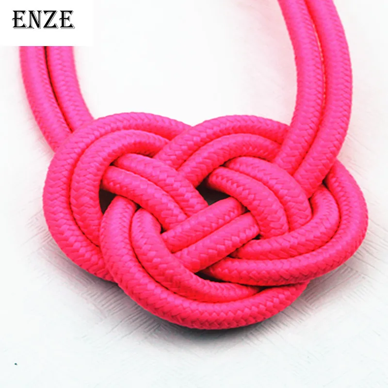 ENZE Fashion women do more color rope necklace European and American style jewelry
ENZE Fashion women do more color rope necklace European and American style jewelry