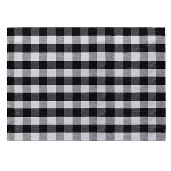 100% Cotton Black and White Plaid Checked Large Carpet Handmade Woven Rug for Living Room Kitchen Laundry Room Entryway
100% Cotton Black and White Plaid Checked Large Carpet Handmade Woven Rug for Living Room Kitchen Laundry Room Entryway