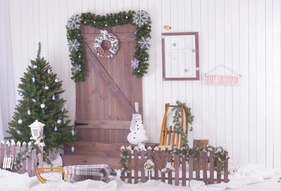 Laeacco Gray Rural Wooden House Yard Christmas Tree Snow Snowman Sledge Scene Photo Backgrounds Backdrops Photocall Photo Studio
Laeacco Gray Rural Wooden House Yard Christmas Tree Snow Snowman Sledge Scene Photo Backgrounds Backdrops Photocall Photo Studio