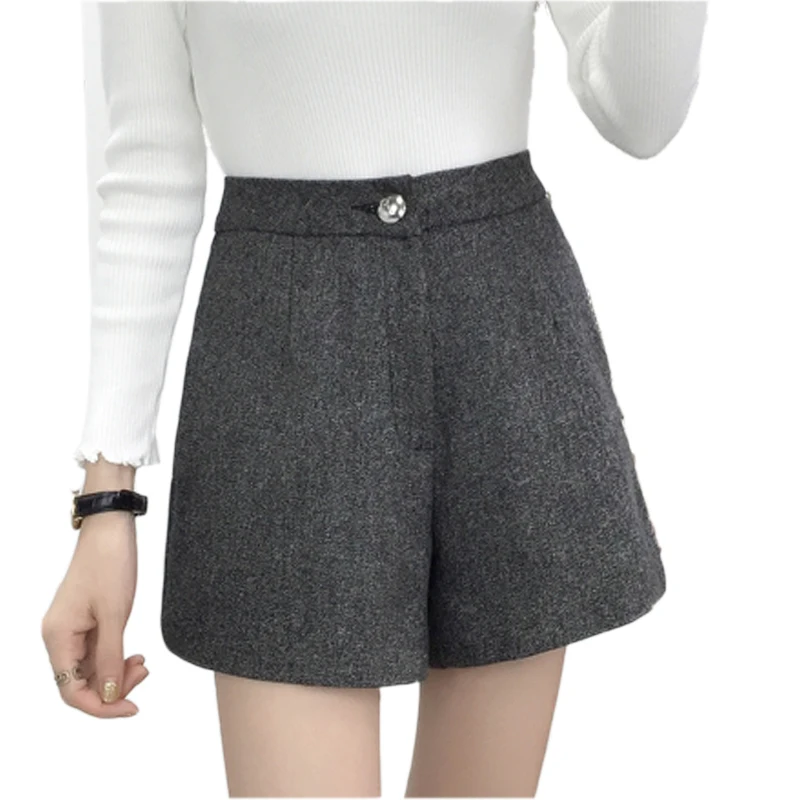 Autumn Winter Shorts For Women High Waist Shorts Woolen Deduction Korean Wide Leg Short Casual Thick Boots Short
Autumn Winter Shorts For Women High Waist Shorts Woolen Deduction Korean Wide Leg Short Casual Thick Boots Short