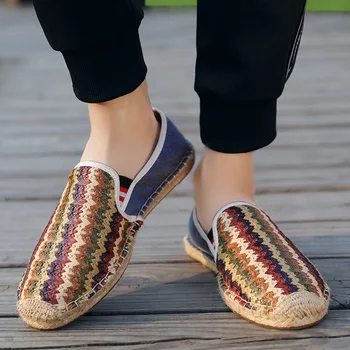 Mens Linen Shoes Sneakers Outdoor Male Man Loafers Moccasins Homme Slip on Brand Men's Canvas Flats Gommino Driving Shoes
Mens Linen Shoes Sneakers Outdoor Male Man Loafers Moccasins Homme Slip on Brand Men's Canvas Flats Gommino Driving Shoes