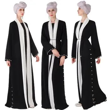 2019 Muslim Abaya Robe Black Women Maxi Dresses Bead Turkey Islamic Dubai Saudi Prayer Middle East Full Sleeve Fashion Cardigan
2019 Muslim Abaya Robe Black Women Maxi Dresses Bead Turkey Islamic Dubai Saudi Prayer Middle East Full Sleeve Fashion Cardigan