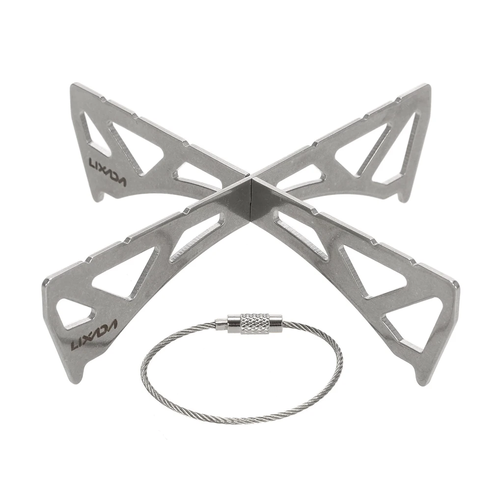 Lixada Portable Cross Combination Stent Msr Reactor System Stove Rack Steaming Titanium/Stainless Steel Pot Bracket
Lixada Portable Cross Combination Stent Msr Reactor System Stove Rack Steaming Titanium/Stainless Steel Pot Bracket