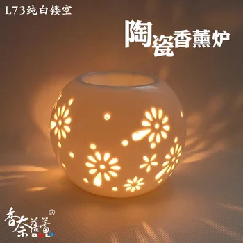 The White Circle Ceramic Incense Burner Candles and Essential Oil Burner Home Furnishing Decoration Air Clean
The White Circle Ceramic Incense Burner Candles and Essential Oil Burner Home Furnishing Decoration Air Clean