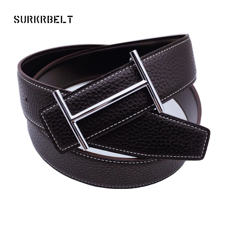 2018 Luxury H Buckle Brand Designer Belts Men High Quality Women Punk Genuine Real Leather Male Strap for Jeans h Leather
2018 Luxury H Buckle Brand Designer Belts Men High Quality Women Punk Genuine Real Leather Male Strap for Jeans h Leather