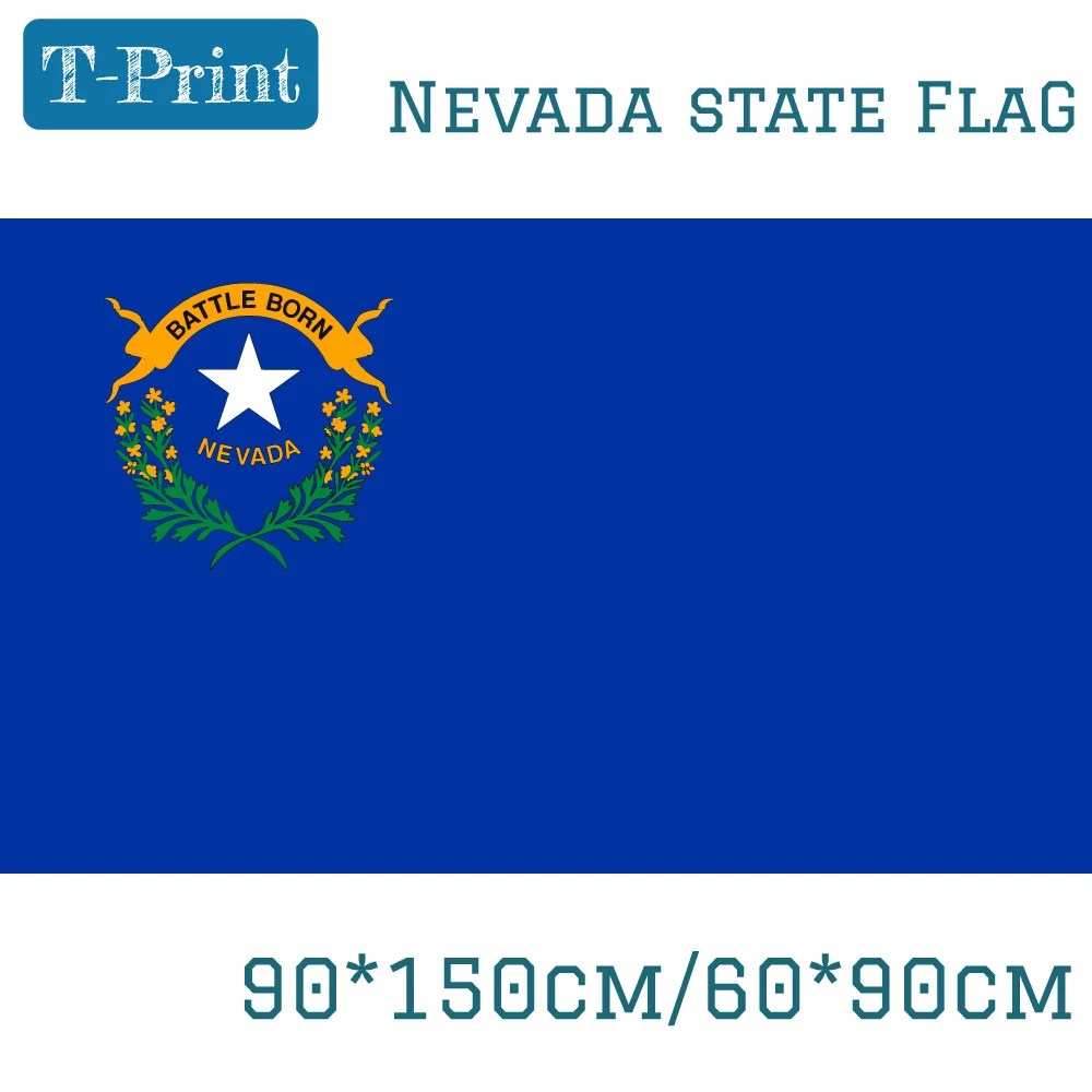 3x5 FT USA State of Nevada Flag American Flag 90*150cm 60*90cm Digital Printing Activities Decorative Banner
3x5 FT USA State of Nevada Flag American Flag 90*150cm 60*90cm Digital Printing Activities Decorative Banner