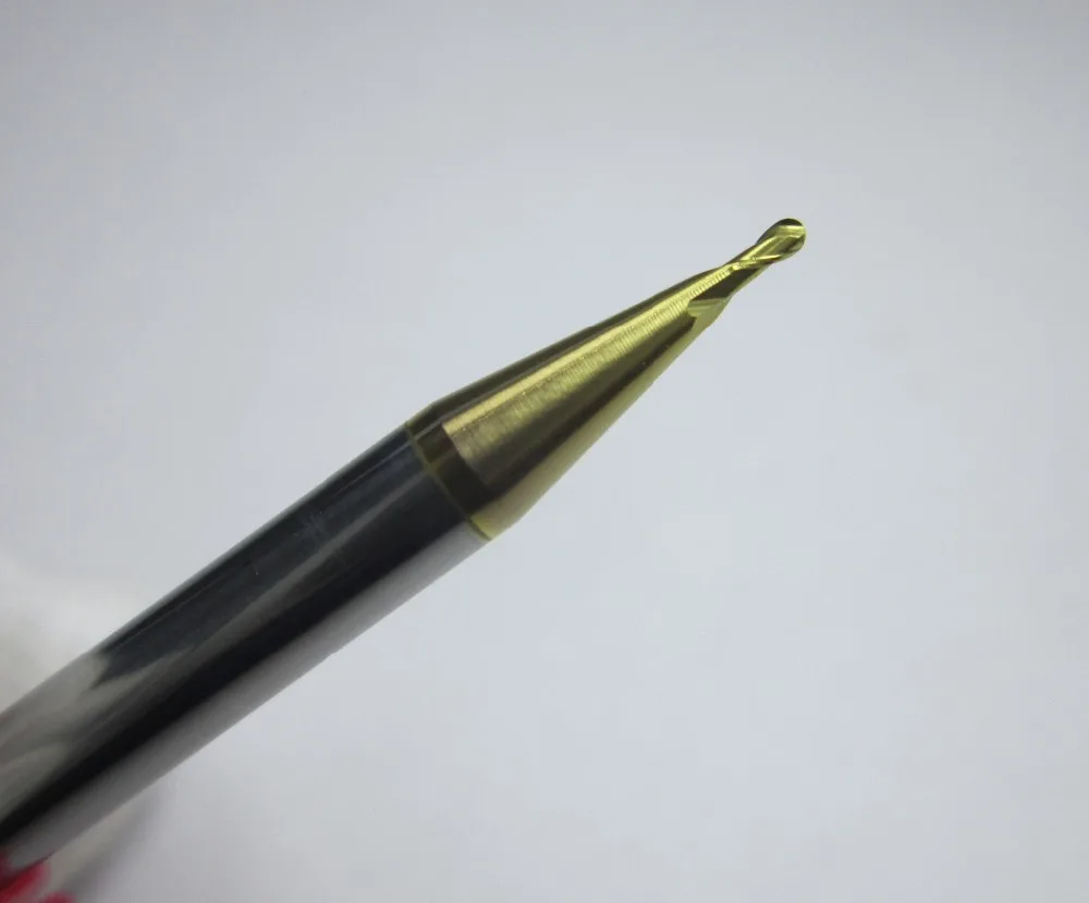 Диаметр 1 мм Радиус 0 5 r0 карбид вольфрама концевые фрезы для носа CNC токарный