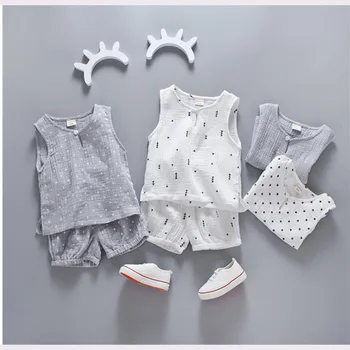 2Pcs Children's Cotton and Linen Sleeveless Vest Shorts Suit Kids Boys Girls Clothes for Sports Baby Girls Boys Clothing Sets
2Pcs Children's Cotton and Linen Sleeveless Vest Shorts Suit Kids Boys Girls Clothes for Sports Baby Girls Boys Clothing Sets