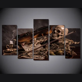 HD 5 piece canvas art Printed music cherep svecha skull Painting Canvas Print room decor poster picture Free shipping/ny-4963
HD 5 piece canvas art Printed music cherep svecha skull Painting Canvas Print room decor poster picture Free shipping/ny-4963