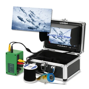 Lixada 7 Inch 1000TVLFishing Camera Kit Underwater Camera for Fishing 12 LED Lamp Lights Fish Finder Lake 15M Cable EU/US Plug
Lixada 7 Inch 1000TVLFishing Camera Kit Underwater Camera for Fishing 12 LED Lamp Lights Fish Finder Lake 15M Cable EU/US Plug
