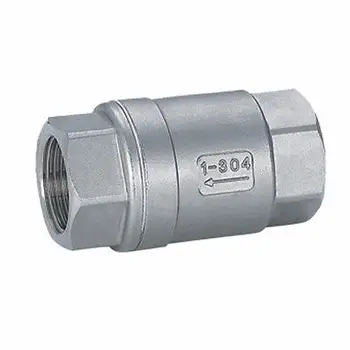 DN32 1-1/4" BSP Female Thread 304 Stainless Steel Inline Spring Valve Non-return One way Valve 229 PSI
DN32 1-1/4" BSP Female Thread 304 Stainless Steel Inline Spring Valve Non-return One way Valve 229 PSI