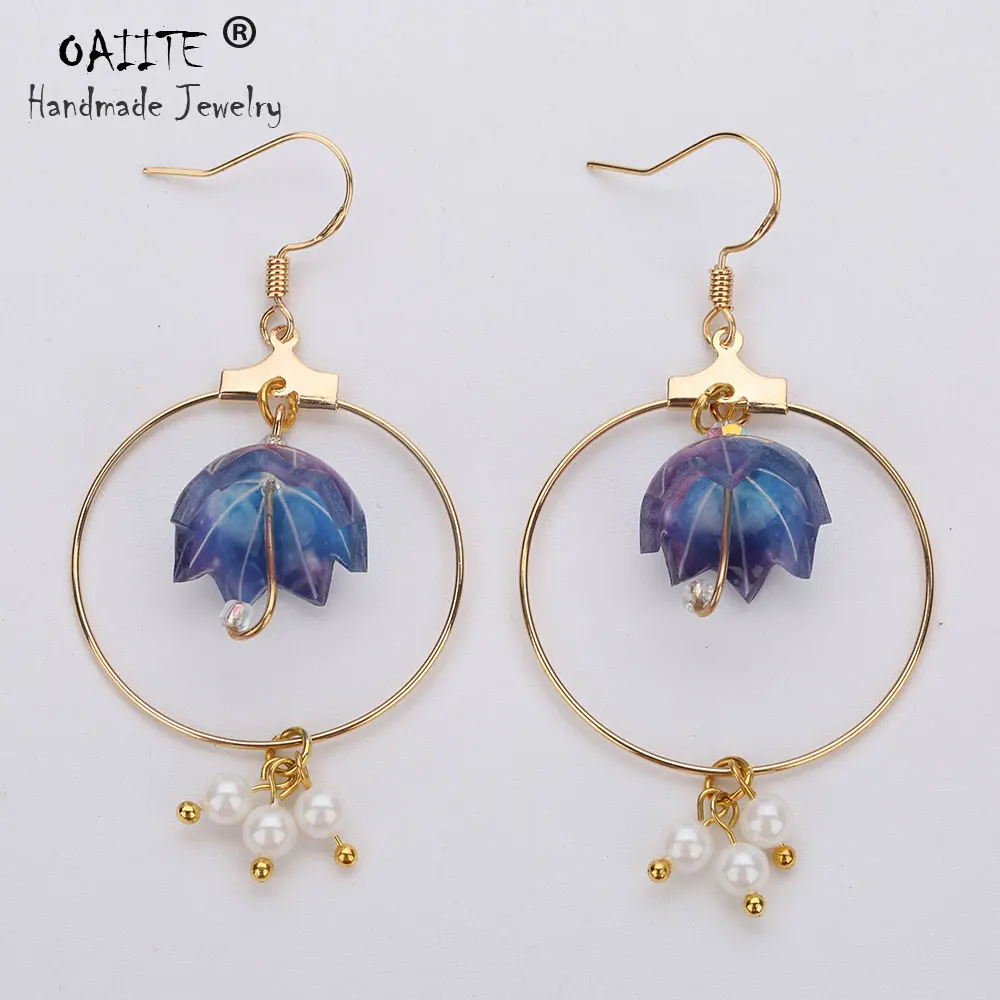 OAIITE Fashion Lovely Girl Earring Unique Design Handmade Imitation Pearls Umbrella Dangle Earrings for Women Gift
OAIITE Fashion Lovely Girl Earring Unique Design Handmade Imitation Pearls Umbrella Dangle Earrings for Women Gift