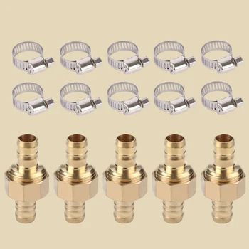 15pcs/Set Garden End Hose Menders Clamps Repair Male Female Connector 5/8'' Brass Nozzle Accessories Rustproof
15pcs/Set Garden End Hose Menders Clamps Repair Male Female Connector 5/8'' Brass Nozzle Accessories Rustproof