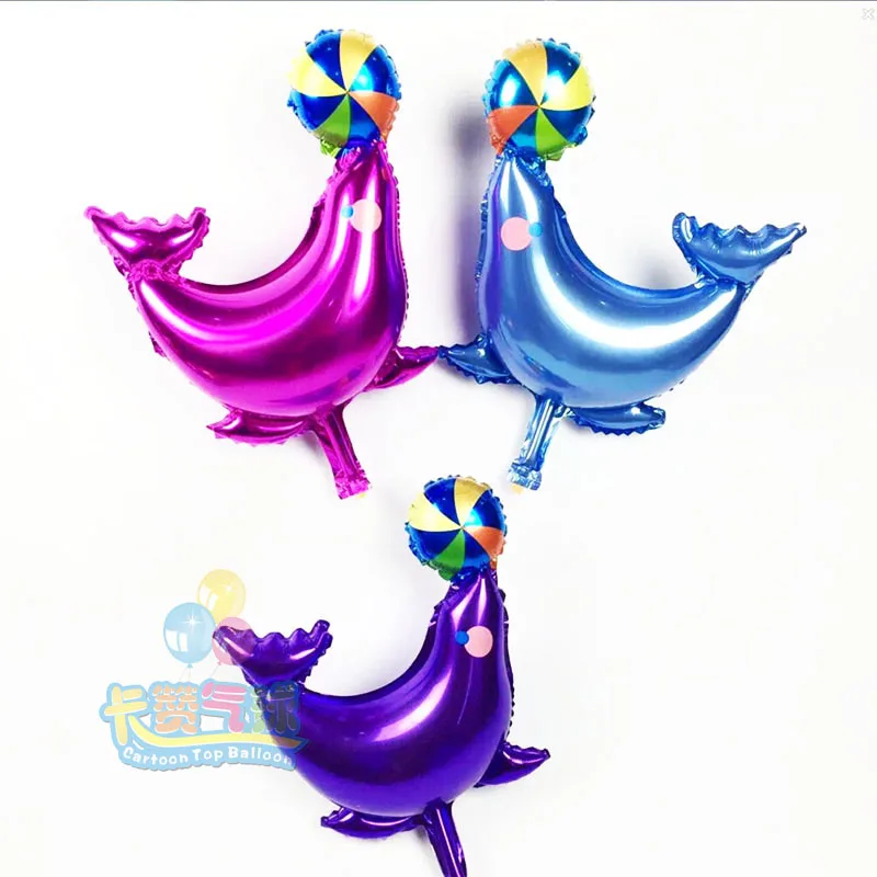 wholesale 50pcs/lot 43*37CM sea lion balloons inflatable toys for boy's birthday gift animal foil ballons mylar helium balloon
wholesale 50pcs/lot 43*37CM sea lion balloons inflatable toys for boy's birthday gift animal foil ballons mylar helium balloon