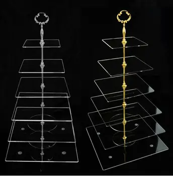 Free shipping 6 Tier Clear Acrylic Square Glass Tiered Cupcake Stand Plexiglass cake stand Free Fedex
Free shipping 6 Tier Clear Acrylic Square Glass Tiered Cupcake Stand Plexiglass cake stand Free Fedex