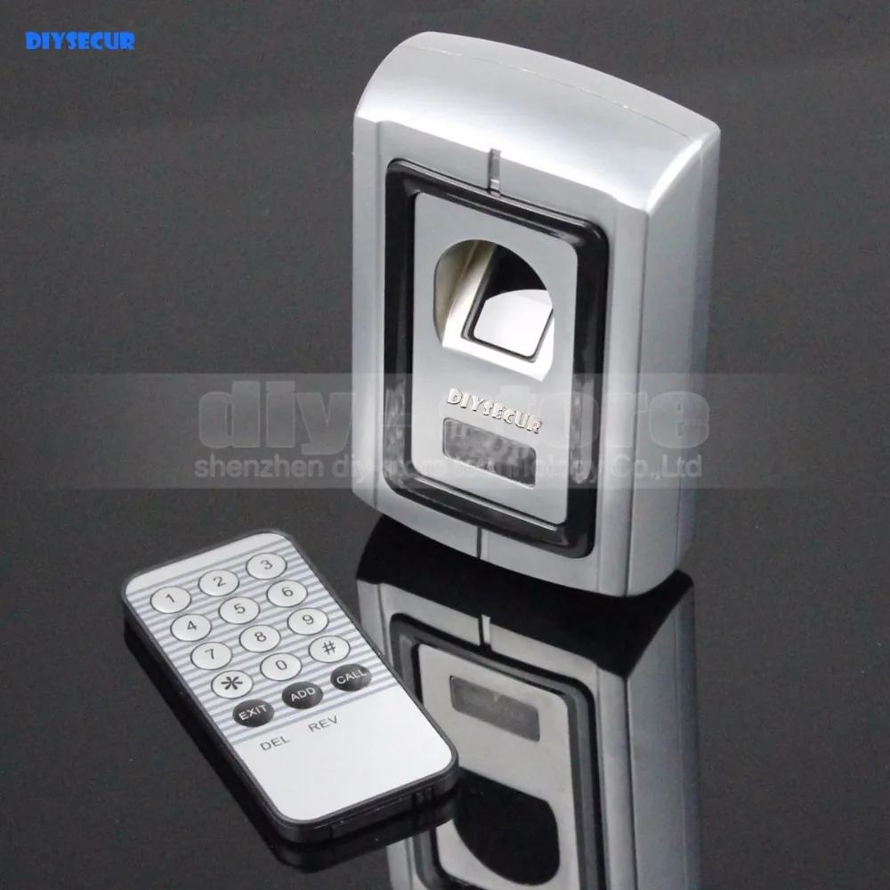 DIYSECUR Remote Control Fingerprint 125KHz RFID ID Card Reader Two In One Door Lock Access Controller Kit F007EM
DIYSECUR Remote Control Fingerprint 125KHz RFID ID Card Reader Two In One Door Lock Access Controller Kit F007EM