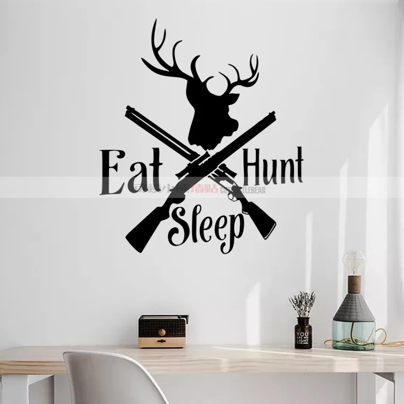 Eat Sleep Hunt Rifles Racks Deer Bow Hunting Wall Decal Vinyl Sticker Quote XT-LT001
Eat Sleep Hunt Rifles Racks Deer Bow Hunting Wall Decal Vinyl Sticker Quote XT-LT001