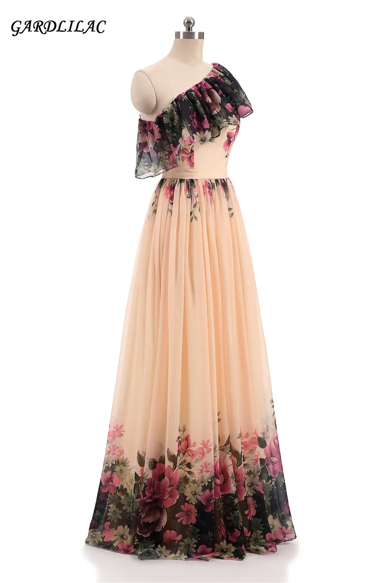 Women Elegant Chiffon One-Shoulder Long Prom Dress 2018 Chiffon Printed Evening Gown Bridal Party Dress
Women Elegant Chiffon One-Shoulder Long Prom Dress 2018 Chiffon Printed Evening Gown Bridal Party Dress