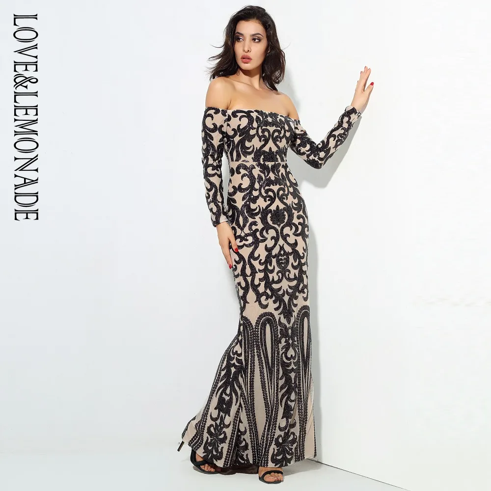 Love&Lemonade strapless collar geometric figure sequined Long dress 3 COLORS LM0633
Love&Lemonade strapless collar geometric figure sequined Long dress 3 COLORS LM0633